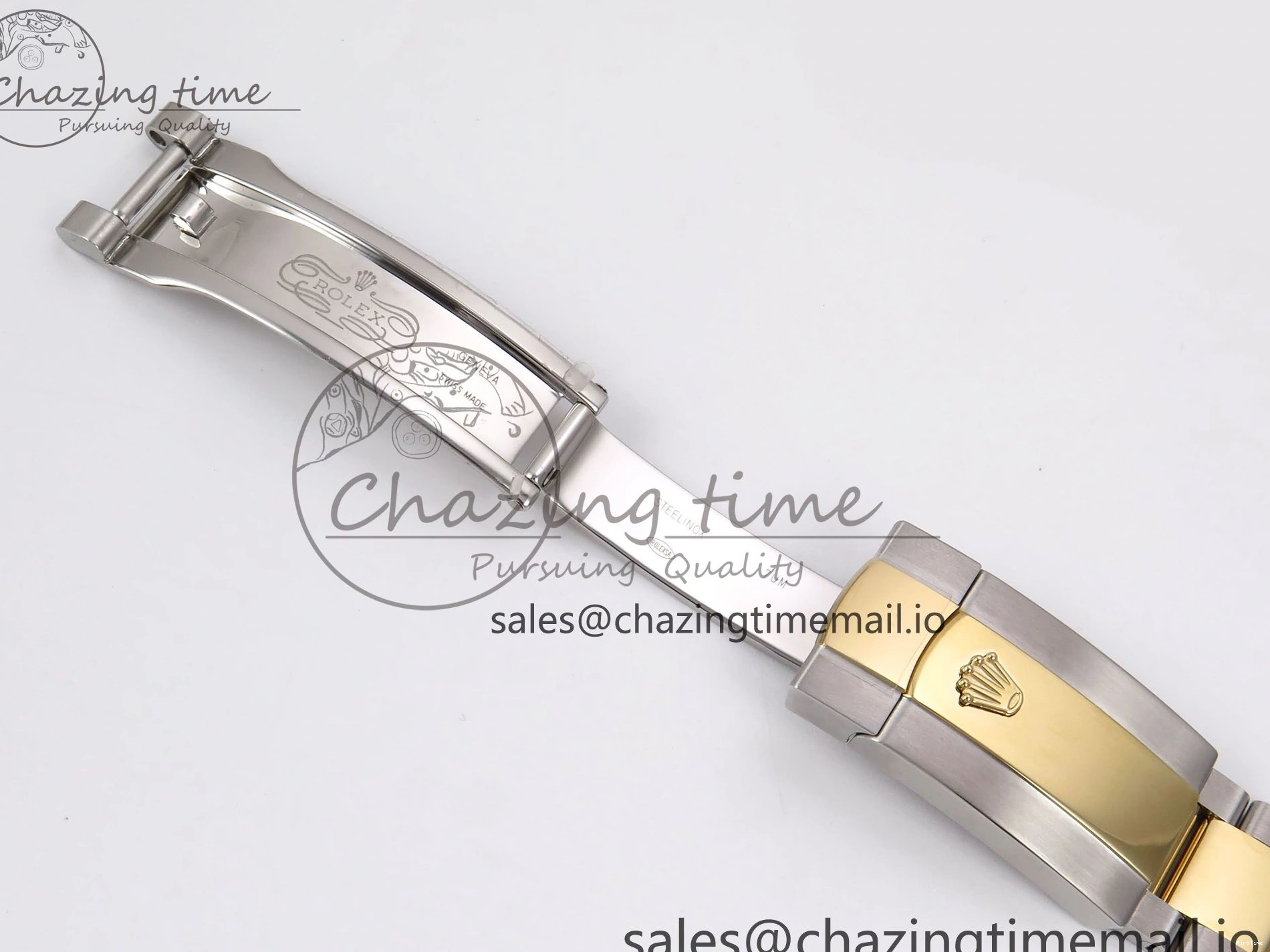 MiroTime 1229 DateJust 41 126333 EWEF Best Edition YG Diamonds Dial on SS YG Oyster Bracelet A Minimalist 973